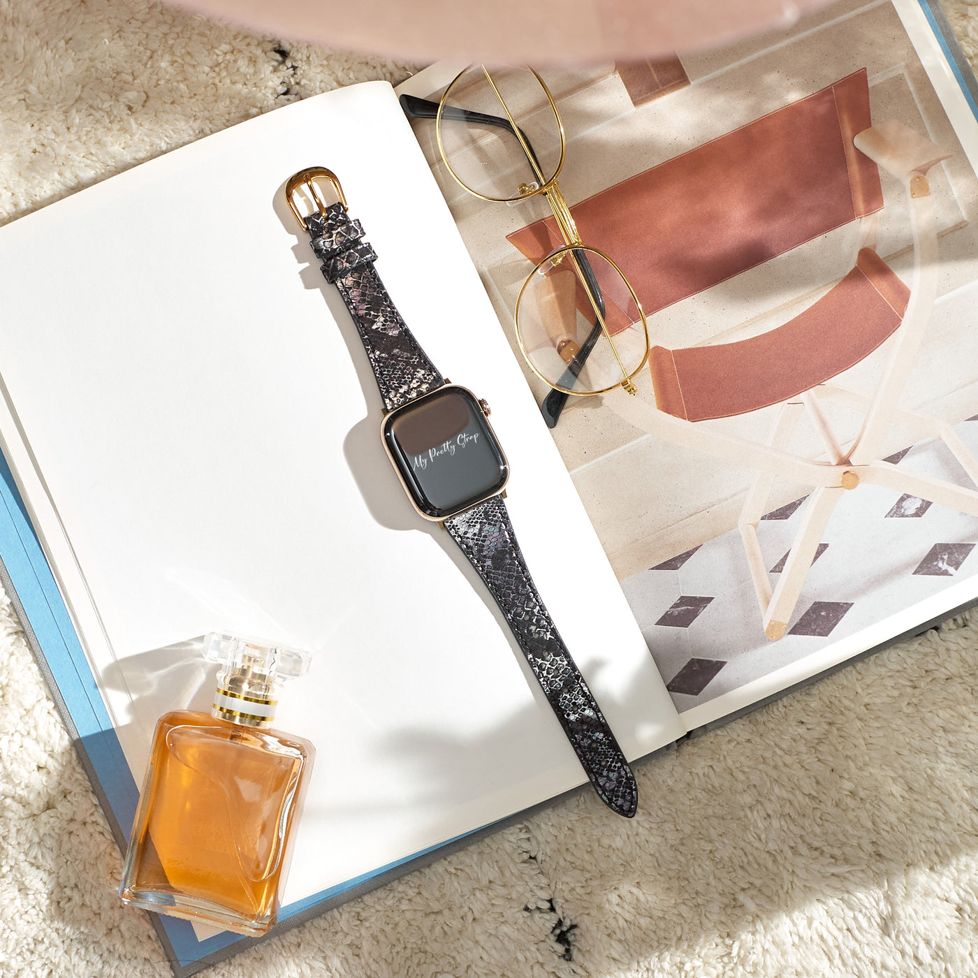 Serpentina Leather Apple Watch Strap