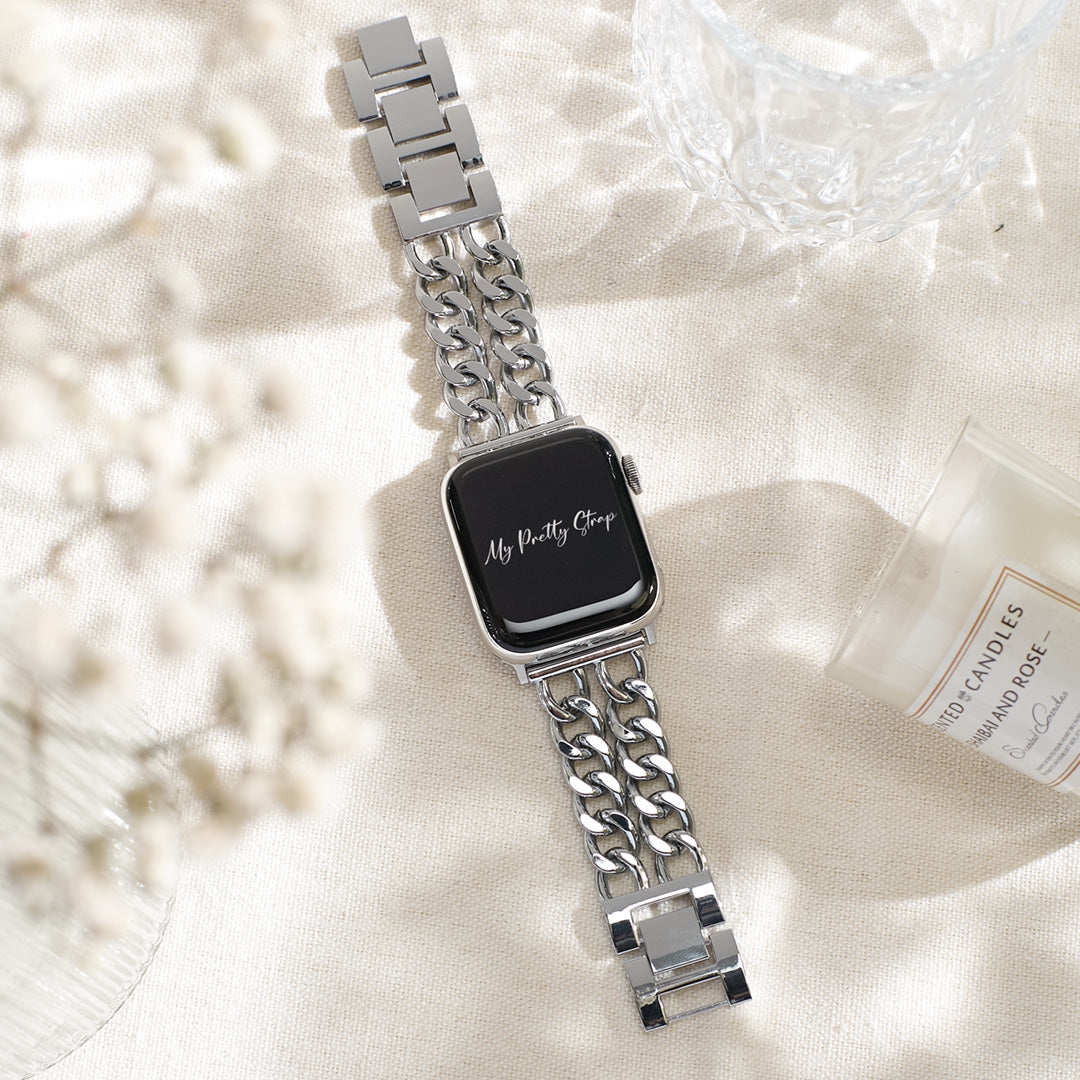 Double Chain Apple Watch Strap